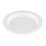 780105 - White Plastic Plate 180mm