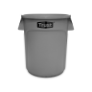 798110 - 75L Grey Commerical Round Bin